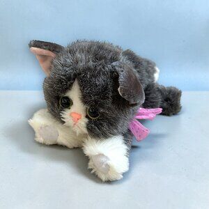 RARE Vintage 1992 Tyco Kitty Kitty Kittens Cat Gray White Pur Stuffed Animal